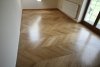  Deska dąb rustic surowa  3W Jodełka Francuska 14x135x740mm 